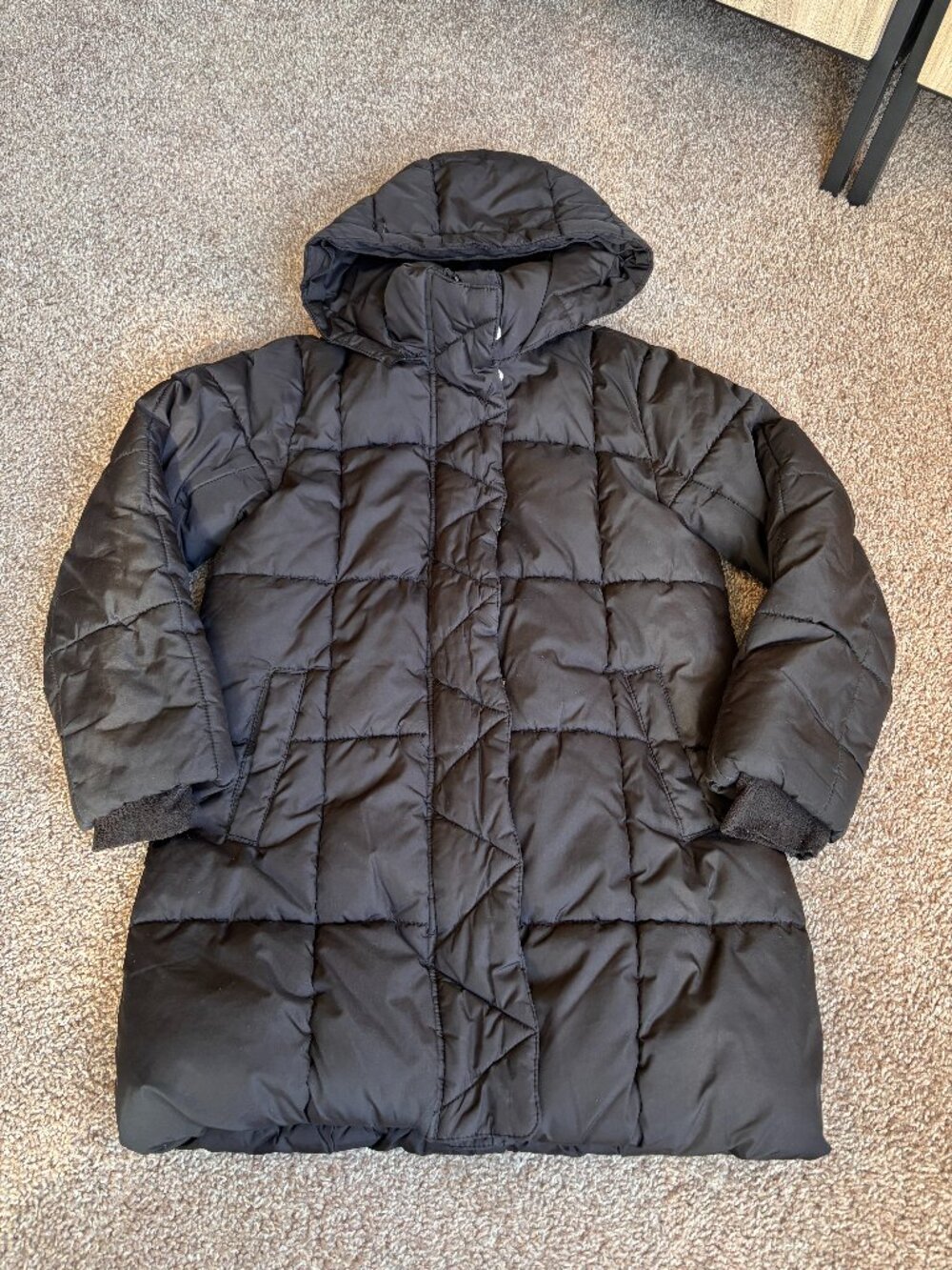 GAP Kids Long Warmest Heavyweight Parka Jacket with Insulation Tech Medium Black